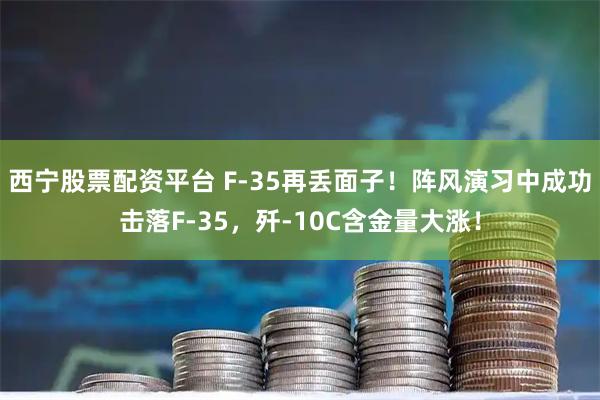 西宁股票配资平台 F-35再丢面子！阵风演习中成功击落F-35，歼-10C含金量大涨！